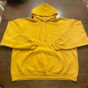 Jerzees Blank Yellow Hoodie